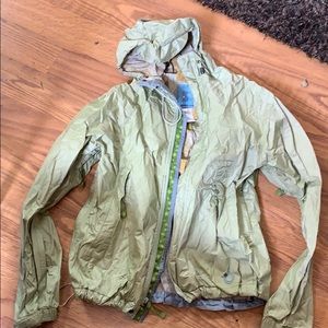 Nylon rain jacket